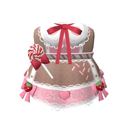 💖3.0 Delicious strawberry cake dress 