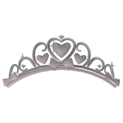 ♡ ┊ cute tiara with bows in pink