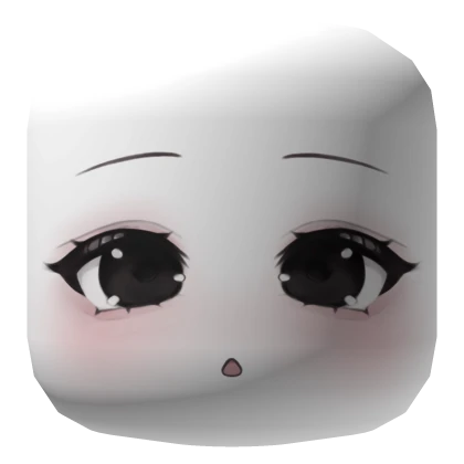 :o kawaii cute sparkly eyes chibi face mask