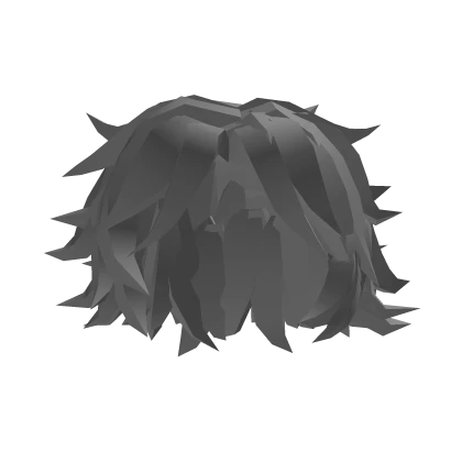 Short messy hair - Gray