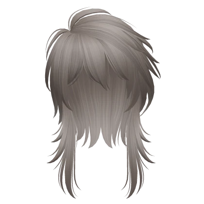 messy vkei anime hair (ash)