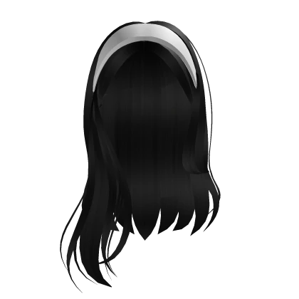 Cute Hair w/ Headband Black