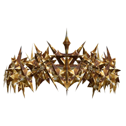Gold Star Cross Crown