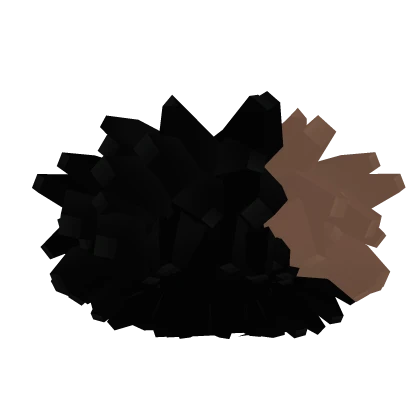 Blonde Patch Coily Curly Afro Hair