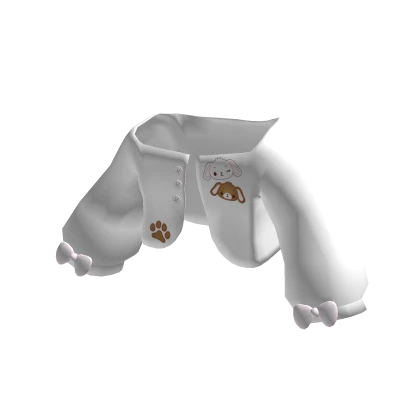 kawaii bunny sweater white