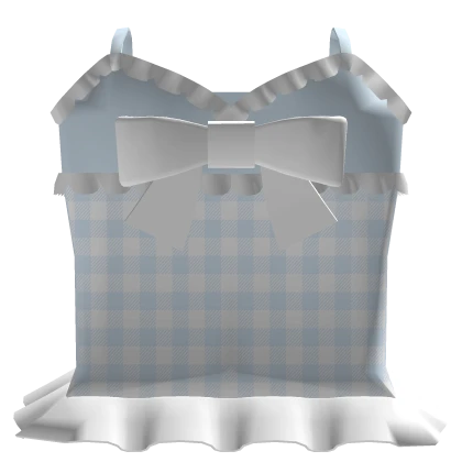 ♡ : pretty baby blue plaid dress