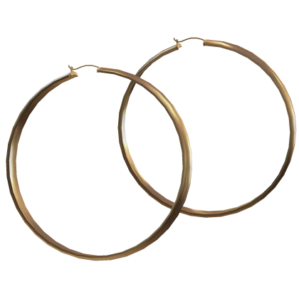 Y2k Gold Hoops