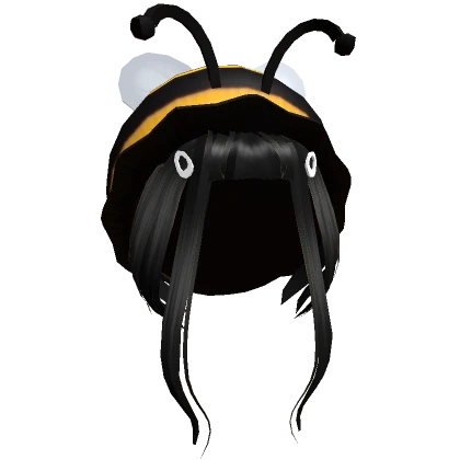 Black Bumblebee Girl Beanie