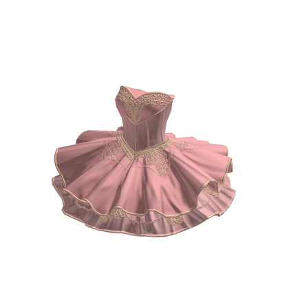 ♾️ Pink graceful court dress