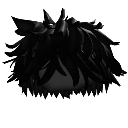 Black Gothic y2k Headless Hair