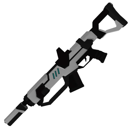 Military Scifi Rifle White