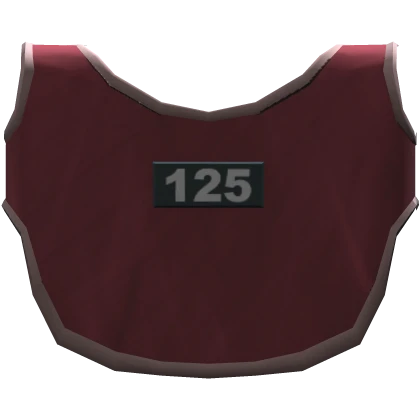 Player 125 Squid Game Vest Season 3 (RED)