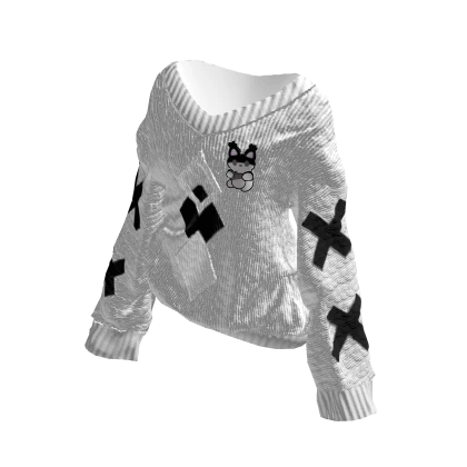 Aesthetic Oversized Sweater with Cat