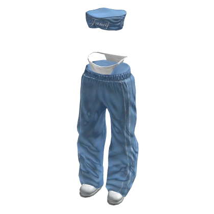 Blue Baddie Outfit Sweatpants and Tank Top
