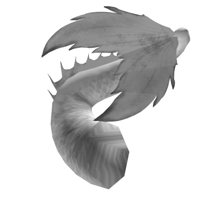 Shy White Siren Tail