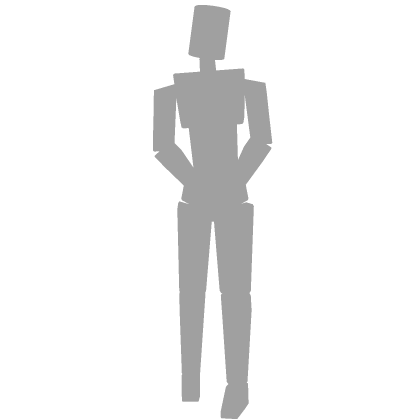 Cute Kawaii arm behind back pose