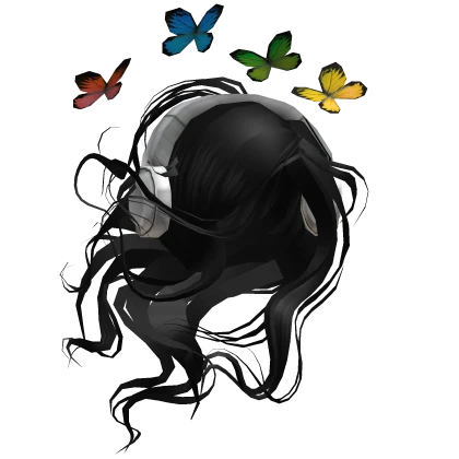 Butterfly Headphones Girl