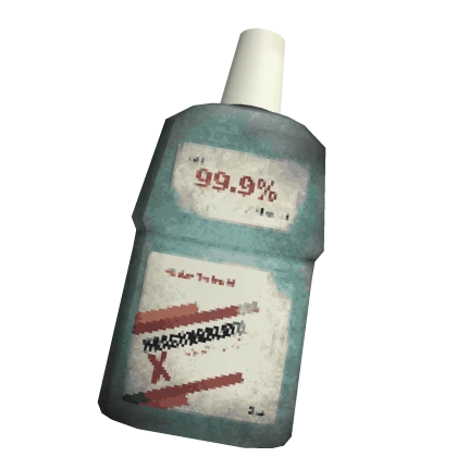 Pixelated Dragonbreath Mouthwash (Right Hip)