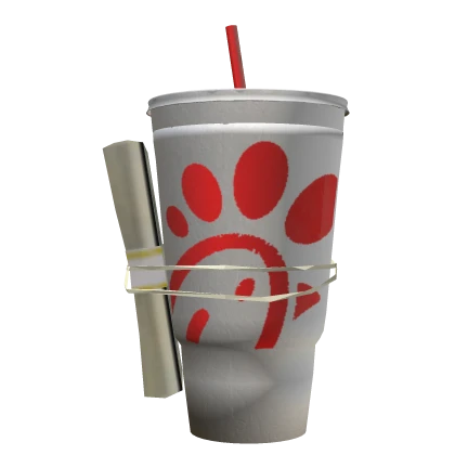 Chick fil a Plastic Throw Away Cup (HEAD)