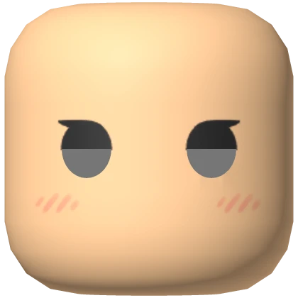 (Colorable) Chibi Anime Face Skin Tone 1