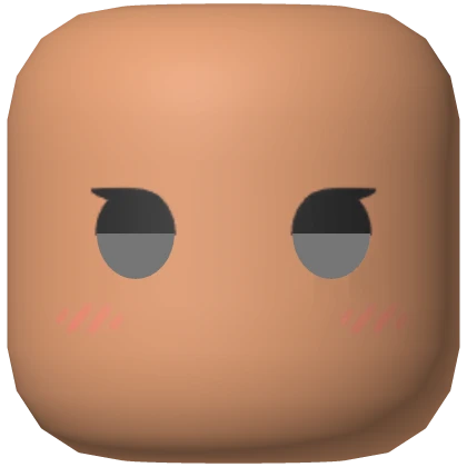 (Colorable) Chibi Anime Face Skin Tone 3