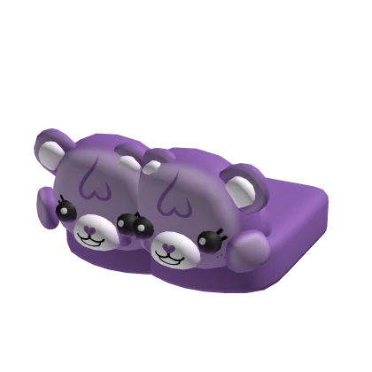꒰ cute toy bear slippers ♡꒱
