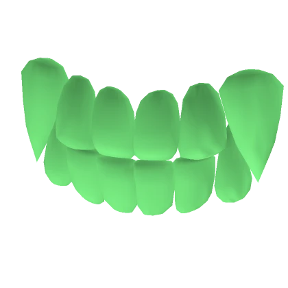 Green Glow-in-the-Dark Vampire Teeth