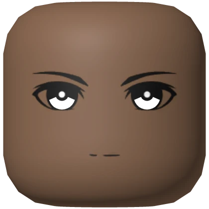 (Colorable) Man Anime Face Skin Tone 4
