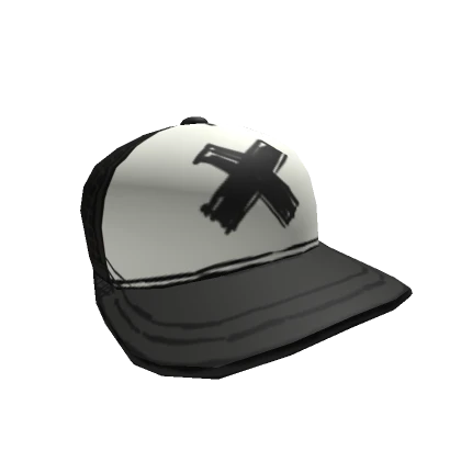 Black Cartoon Trucker Cap