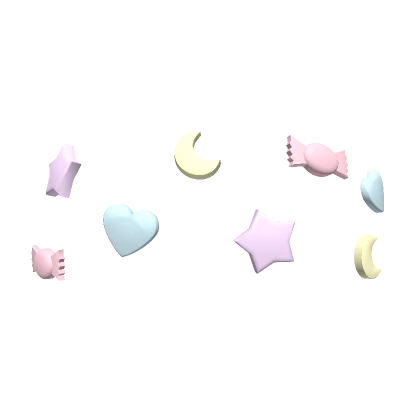 Pastel Candy Decora Clips