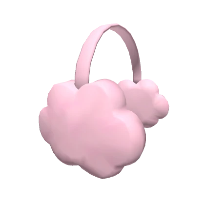 Fluffy Cloud Earmuffs Pink