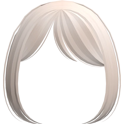 side swept bangs in blonde