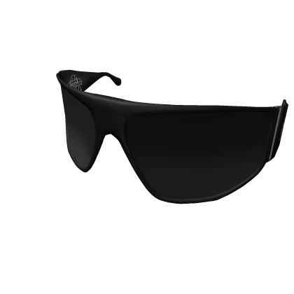 Y2K Chrome Glasses (Black)