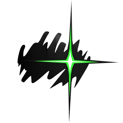 [Animated] Green Devil Eye Glare Single Left Glow