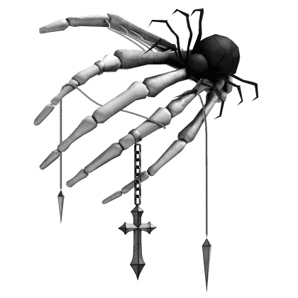 Haunted Spider Skeleton Hand
