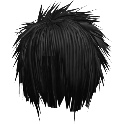 Choppy Spiked Scene Hair (Black)