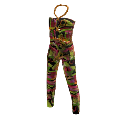 DRESSX Dundas Overall Camo Safari Body Suit