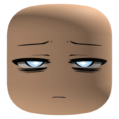 Cursed Since Monday Face Blue Glowing Eyes - Light