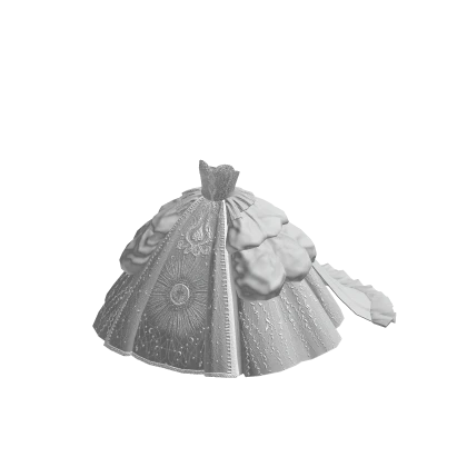 ♾️ White Celestial court ballgown