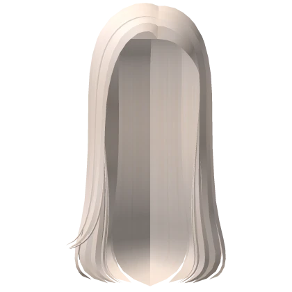 ♡ Light Blonde Sleek Long Straight Hair