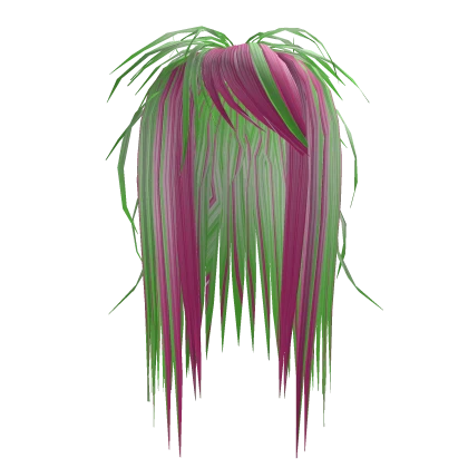 Scene Hair In Pink And Green