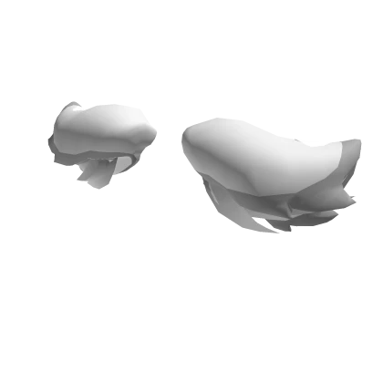 White Snow Deer Goat Kemono Ears