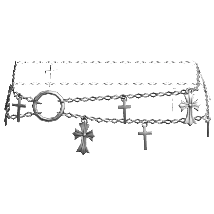 Cross Silver Waist Chain 3.0
