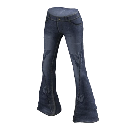 Y2K Butterfly Jeans