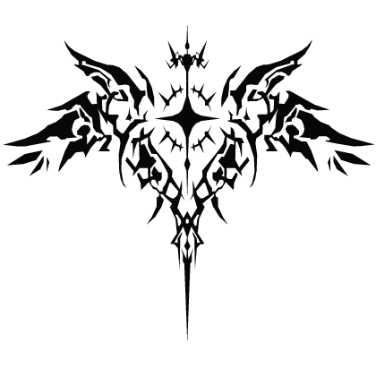 Black Guardian Angel Divine Crown