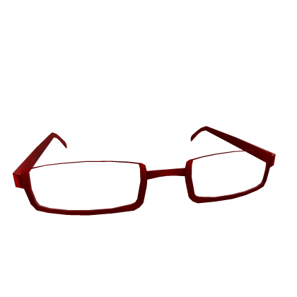 Red Y2k office siren harajuku japanese glasses