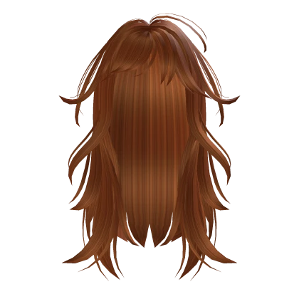 Long Layered Wavy Hair (Orange)