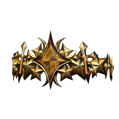 Golden Lunar Star Crown 