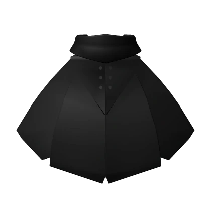 Pure Black Royal Cape