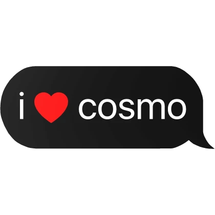 i heart cosmo dandy's world text